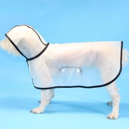 Manteau de pluie pour chien de compagnie pour petits et grands chiens bouledogue français Husky manteau de manteau transparent veste pour la pluie 8 tailles vêtements imperméables #9"