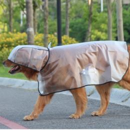 Manteaux imperméables pour animaux de compagnie, petit et grand chien, Poncho bouledogue français Husky, Cape transparente, veste de pluie, vêtements imperméables taille 5