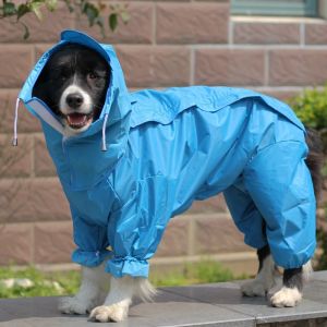 Manteaux imperméables pour animaux de compagnie, grand chien, vêtements d'extérieur imperméables, combinaison à capuche, cape pour petits et grands chiens, salopette, manteau de pluie Labrador