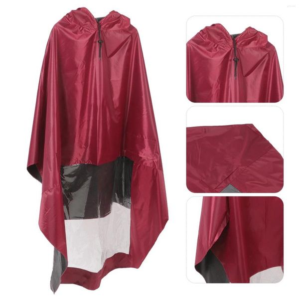 Imperméables Poncho de pluie portable imperméable avec capuches pour voyage ponchos adultes voiture électrique cyclisme en plein air Oxford tissu individuel