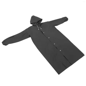 Chubasqueros Chubasquero para Adultos Poncho con Capucha Hombres Negro Universal Ponchos Reutilizables Viajes