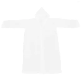Imperméables Veste de pluie imperméable adulte avec capuche poncho joint ponchos pour extérieur transparent