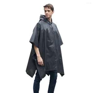 Regenjassen regenponcho's voor volwassenen eva waterdichte lichtgewicht jas noodgevallen poncho camping wandelen reizen o