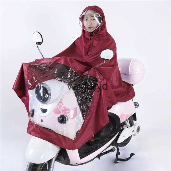 Chubasqueros Ropa de Lluvia Universal Impermeable Impermeable con Capucha Capa de Lluvia Poncho para Scooters de Movilidad Motocicletas Bicicletas Bluevaiduryd