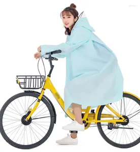 Imperméables Raincoat Rain Hood Adulte Vélo Couvert De Voyage En Plein Air Filles Vêtements De Pluie Femmes Manteau De Mode Imperméable Poncho Transparent
