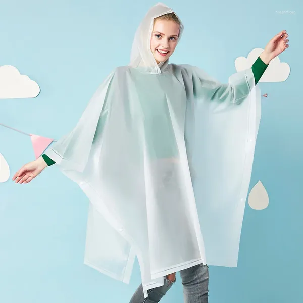 Chubasqueros Spot Poncho Protección Ambiental EVa Impermeable Adulto Jersey Cuadrado Impermeable Logotipo personalizado