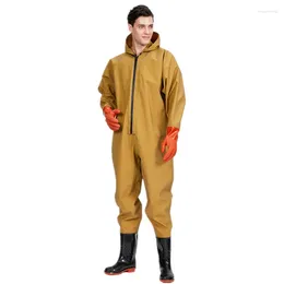 Chubasqueros tácticos Poncho impermeable impermeable Waders hombres traje pesado capa larga Veste De Pluie Rain Gear GPF35XP