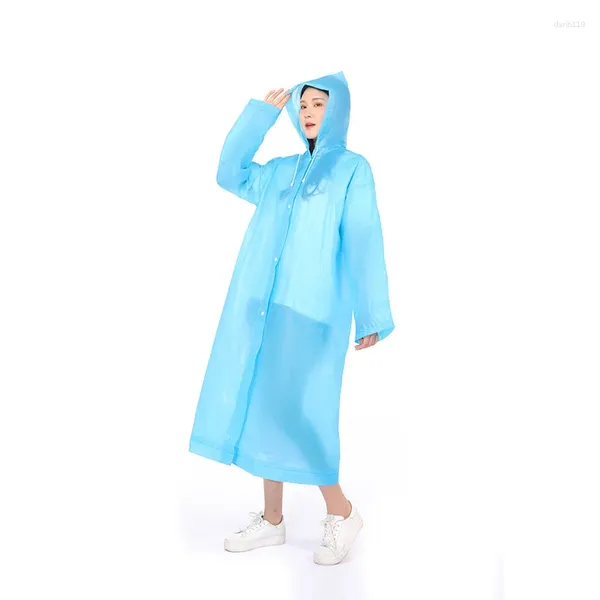 Imperméables Épaissi Adulte Imperméable Non Jetable Voyage En Plein Air EVA Léger Poncho Hommes Veste De Pluie Femmes