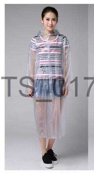 Imperméables épaissi adulte imperméable poncho transparent étudiant conjoint long voyage randonnée PVC manteau en plastique manteau x0724