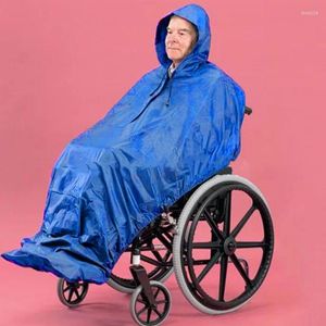 Raincoats unisex gehandicapte oudere rolstoel poncho reflecterende waterdichte capuchon herbruikbare huishoudelijke benodigdheden