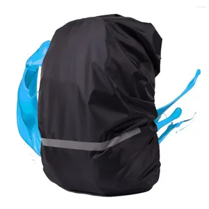 Sac à dos imperméable et anti-poussière, housse de pluie, Portable, ultraléger, pour randonnée en plein air, escalade, taille S (noir)