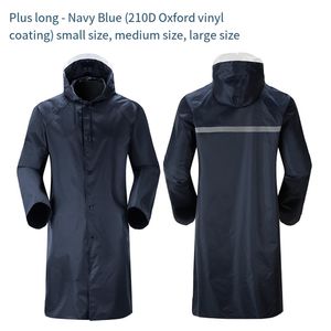 Regenjassen Waterdichte lange regenjas Weerbestendige regenjas Lichtgewicht trenchcoat met capuchon Outdoor wandelen kamperen vissen XL 230719