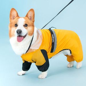 Imperméables Welsh Corgi chien imperméable vêtements imperméables chien vêtements de pluie combinaison réfléchissant chien vêtements veste de pluie tenue vêtement en gros