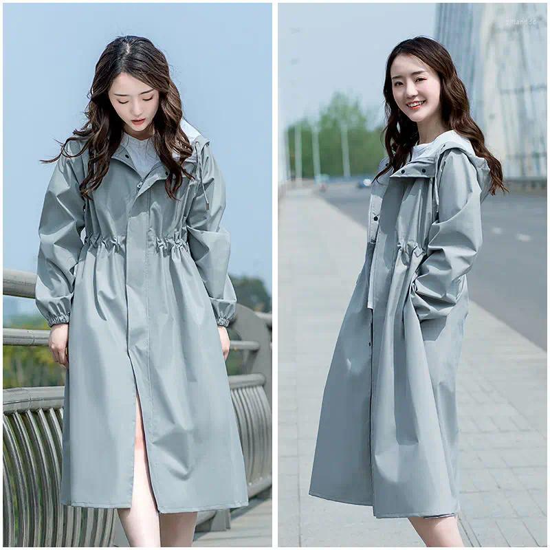 Raincoats Women's Adult Raincoat Rainstorm-proof Full-body Bicycle Single Jacket Long Poncho Rainwear Raining