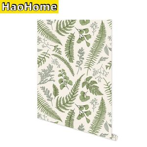 Regenwest Bladeren Zelfklevend Walllpaper Jungle Wallpaper Green Leaf Peel en Stick verwijderbaar contactpapier voor wand 240415