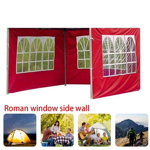 Cuna de pared lateral portátil de la lluvia Oxford Garden Garden Tall Ventete de reemplazo de carpas impermeable sin accesorios de cenador de estanterías