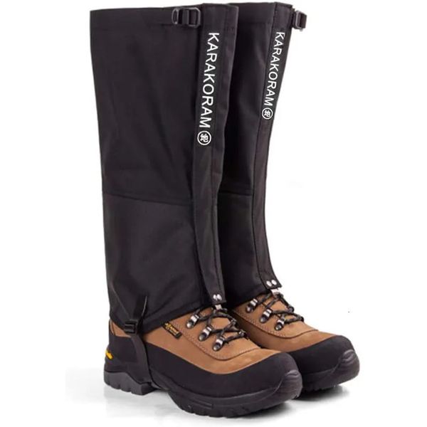 Guêtres de jambe de neige imperméables à la pluie botte de randonnée Legging chaussures plus chaudes couverture de chaussure de serpent Camping en plein air touristique ultra-léger 240112