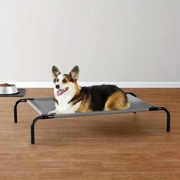 Verhoogde hondenbedjes Bedden Draagbaar Indoor Outdoor Huisdier Hangmat Bedframe met ademend gaas