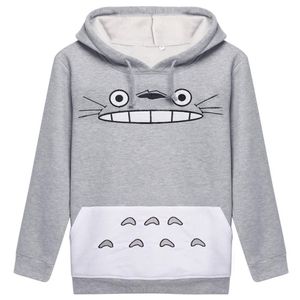 Raisevern 3D Dikke Sweatshirt Harajuku Cartoon Totoro Dier kat Print Vrouwen Cosplay Pak Hoodie Lente Herfst Buiten Kleding cot282A