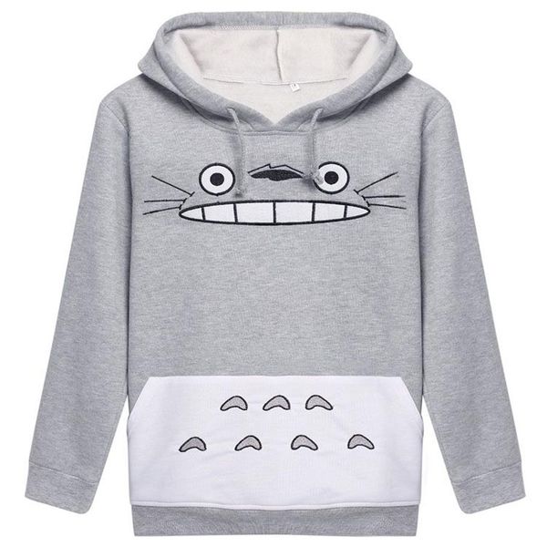 Raisevern 3D épais sweat Harajuku dessin animé Totoro Animal chat imprimer femmes Cosplay costume à capuche printemps automne vêtements d'extérieur cot266r