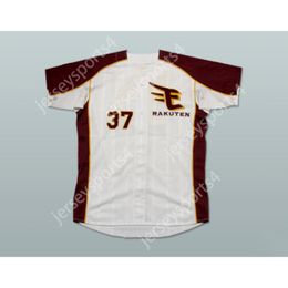 RAKUTEN EAGLES MOTOHIRO SHIMA 37 MAILLOT DE BASEBALL N'IMPORTE QUEL NOM OU NUMÉRO NOUVEAU Cousu