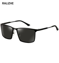 RALIZHE 2019 Nieuwe Merk Designer Men039s Gepolariseerde Luxe Zonnebril Rechthoek Zwart Rijden Sport AntiGlare Zonnebril gafas 6167125