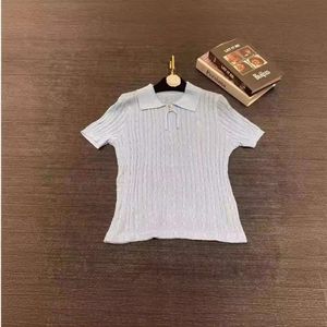 Ralp Laurens Polo Designer Knitwear RL Top Quality Luxury Fashion Pony brodé Polo Polo à manches courtes tricots Small Perth Twists T-shirt Simple T-shirt