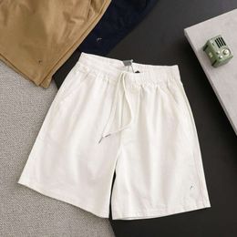 Ralp Laurens Polo Designer Pantalon court rl short de qualité supérieure Logo Summer Coton lavé Coton lâche et confort