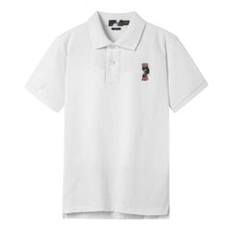 Ralp Laurens Polo Designer T-shirt rl Top Quality Fashion Polo Men T-shirt à manches courtes Polo Collar Pearl Coton Little Bear Broderie T-shirt lâche décontracté