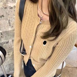 Ralp Laurens Polo Designers Sweater Femmes Top Quality Luxury Fashion Polo Coat Early Automne Pony broderie Rond Cou Twists Pâte Twists Thin Knitting