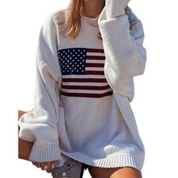 Ralphs Designer Laurens Sweater Topkwaliteit losse gebreide kleding Katoen Unisex kleding Esthetiek Gebreide trui met lange mouwen