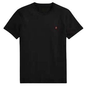 Ralphs Designer T-shirt Laurens Man Geborduurd Pony T-shirt Heren Korte Mouw Paar Ronde Hals Solid Casual Business Korte Mouw