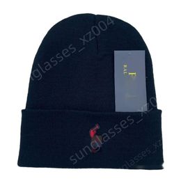 Ralphs Designers Round Beanie Top Kwaliteit Hoed Gebreide hoed Damesmode Wollen hoed Hip Hop Street Dance Warm Cold Hat Heren hoofdband Winddichte oorbeveiliging Hoed