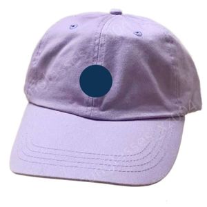 Ralphs Designers Round Cap Top Kwaliteit Hoed Zomer Fashion Hip Hop Hats Verstelbare geborduurde zwarte witte roze honkbalhoeden voor mannen en vrouwen