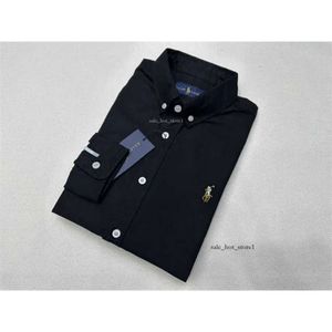 Ralphs Laurence Polo Ralphs à manches longues Spring and Automne Business Cotton Oxford Non Iron Slim Paul Formal Shirt High Quality Ralphs Polo 939