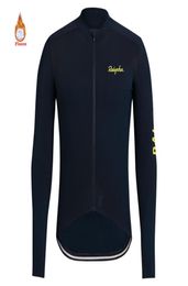 Ralvpha 2020 VTT Qualité Hiver Printemps Thermique Polaire Réfléchissant Maillot De Cyclisme À Manches Longues Vêtements De Cyclisme Classique Cool Design2173109