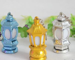 Porte-clés lanterne du Ramadan, lumière LED avec piles AG3, outils d'extérieur, taille 6.2x2.8cm