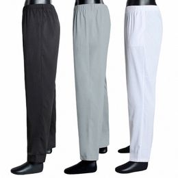 Ramadán Hombres Casual Musulmán LG Pantalones Ropa islámica Pantalón árabe Dubai Arabia Medio Oriente Pantalón Dishda Fondos al aire libre i5tn #