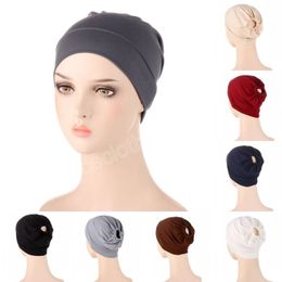 Ramadan moslimvrouwen elastische wrap hijabs basis hoeden eid islamitische vrouwtjes zachte vaste kleur binnenste tulband buis cap mujer