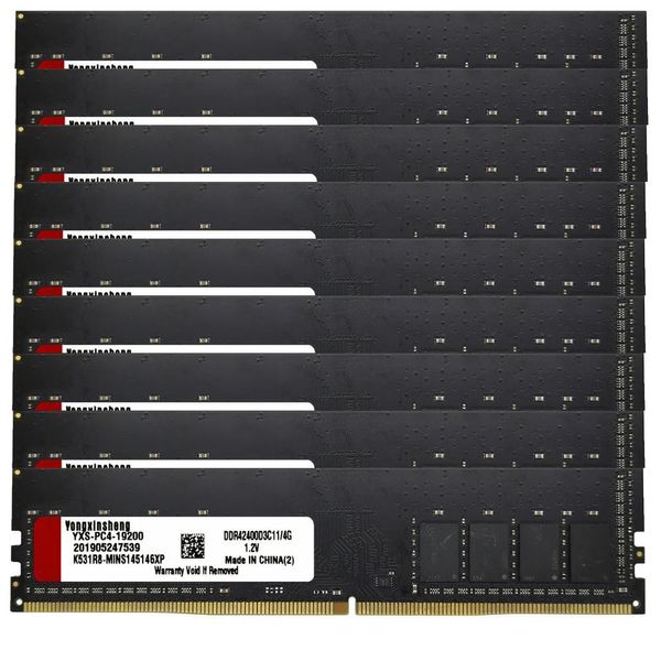 Rams 10 pièces Set 8 Go DDR4 2666MHz 3200MHz RAM 288PIN Intel et AMD Memory Memory RAM PC419200 Prix de gros