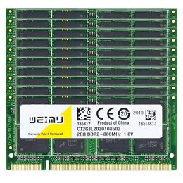 RAMS 10x2GB 50x2GB DDR2 SODIMM RAM PC2 6400 5300 204PIN 667MH