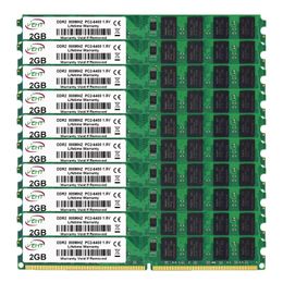 RAMS 20GB 10 stcs DDR2 2GB 667MHz 800MHz DIMM RAM PC2 5300 6400 Intel en AMD Desktop Computer Memory 240Pin Memoria RAM DDR2 2GB