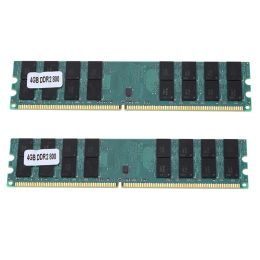 RAMS 2X 4GB 4G DDR2 800MHz PC26400 Mémoire d'ordinateur RAM PC DIMM 240pin Plateforme AMD compatible pour AMD