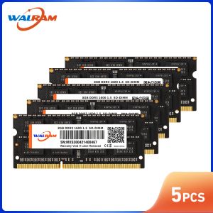 RAMS 5PCS Walram Ram DDR3 4GB 8G16GB ordinateur portable RAM 1333MHz 1600MHz 1866MHz Memoria RAM DDR4 2400 2666MHz Mémoire de carnet pour AMD Intel