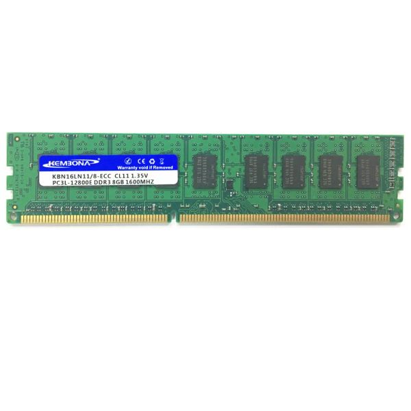 Rams livraison gratuite Meilleur prix DDR3 ECC 8G 18CHIPS 1600 MHz / 1333MHz 1,35 V Mémoire RAM de faible puissance ECC DDR3 ECC RAM DDR3 8 Go ECC