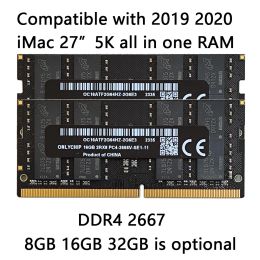RAMS compatibel met 2020 2019 5K 27 inch IMAC 64 GB 32 GB 16 GB 8GB DDR4 2666 2667 Apple Allinone PC Memory Ram