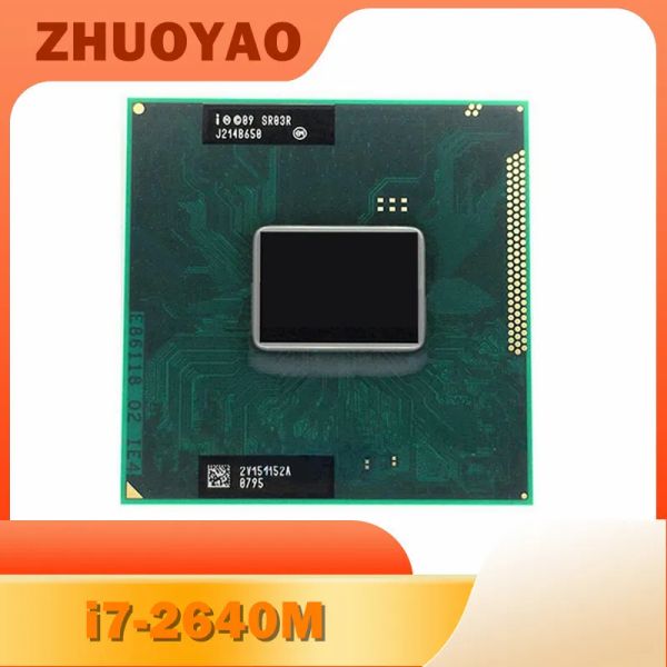 Rams Core i72640m i7 2640m Processeur de carnet CPU SR03R 2.8 Dual Core Quad Thread GHZ Socket G2 / RPGA988B