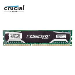 Rams Crucial Ballistix Sport DDR3 4 Go 8 Go 1333MHz 1600MHz DDR31333 PC310600 1600 PC312800 1.5V 240pin DIMM Desktop Memroy