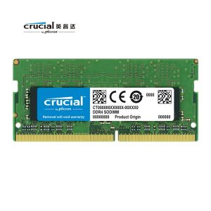 RAMS Mémoria crucial RAM SODIMM Mémoire pour Maclaptop 8 Go 16 Go 32 Go PC4 2666MHz 3200 MHz Rams 8G 16G 32G