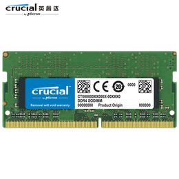 RAMS CRUCIAL RAM DDR4 8 Go 16 Go 4 Go Mémoire 2666 MT / S (PC421300) SR X8 SODIMM RAM 1.2V 260pin pour ordinateur portable pour ordinateur portable